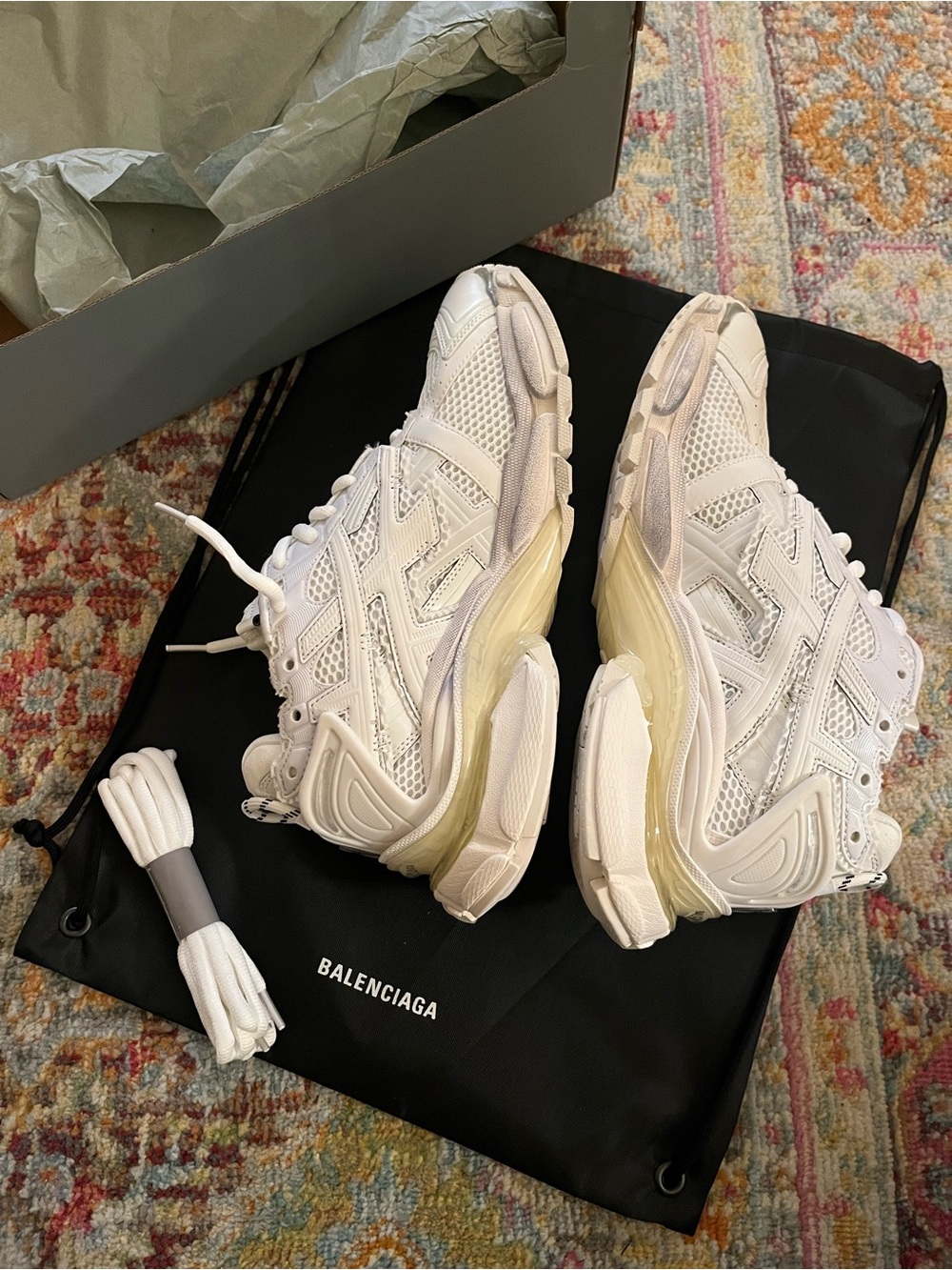 Balenciaga Runners White - Picture 4 of 7